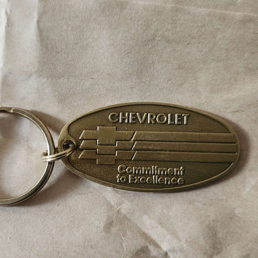 VINTAGE 1980's Chevrolet keychain